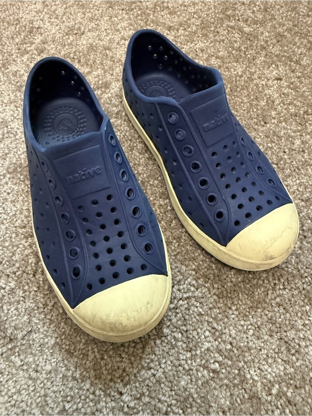 Native Jefferson Navy Blue Slip On Water Shoes C11 ✨